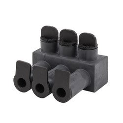 NSI Industries ISPB2/0-3 | 2/0-14 AWG Polaris EDGE EPDM Rubber Pedestal Connector, 3 port