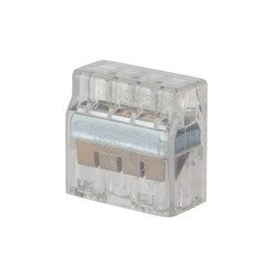 NSI Industries PIWC-4-C | Easy-Twist Push-In Wire Connector, 22-12 AWG, Clear
