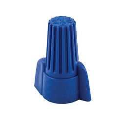 NSI Industries WWC-B-B | Easy-Twist Winged Twist-On Wire Connector, 14-6 AWG, Blue