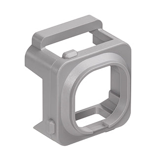 Leviton AB200-G | Connector Adapter Bezel for Clipsal Wallplates, Grey