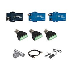 NVT Phybridge NV-EC1701PLS-K2H | 1701+ Kit2H – Dual-Port Ethernet over Coax/UTP Extender Kit