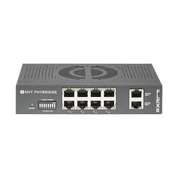 NVT Phybridge NV-FLX-08 | 8-port Long Reach Poe++ Unmanaged Switch. Multi-pair UTP To IP