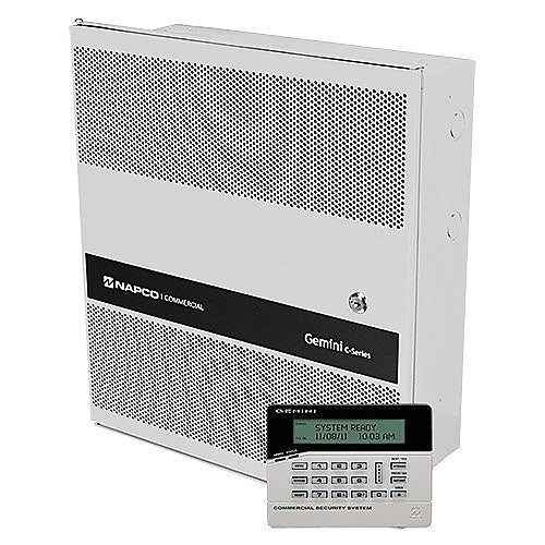 Napco Security Systems GEMC-ADBRG128 | Commercial Fire/Burglary Kit, Addressable 128-Zone, White Enclosure