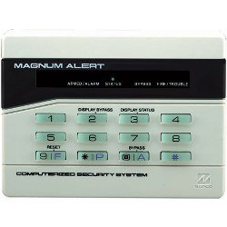 Napco Security Systems RP1054E | Digital Display Keypad, Backlit, Fire, Panic, Auxiliary, 9 To 13 Vdc, 40 Milliampere, 300 Foot Wire, 22 Awg, 5-7/8" Width X 1-1/16" Depth X 4-3/8" Height