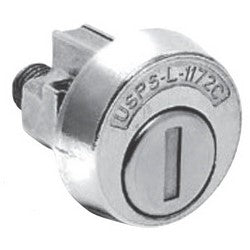 National Cabinet Lock C9100 | Mailbox Door Lock, Pin Tumbler, Clockwise, Clip Mounted, With (2) Removable Key, Spring Clip, Mounting Nut