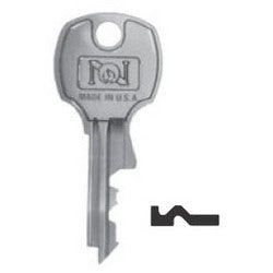 National Cabinet Lock D4299 | Lock Master Key, Pin Tumbler, Number GM1, Brass