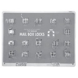 National Cabinet Lock V69B-3 | Mailbox Lock Board Display, Pin Tumbler, With (17) Lock