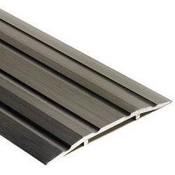National Guard Products Inc 413 48 | Door Threshold Saddle Fluted Top, 48" Length x 4" Width x 1/4" Height Aluminum, with #10 x 1-1/2" FH Zinc Plated Wood Screw