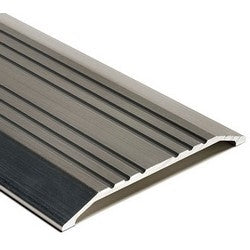 National Guard Products Inc 425 84 | Door Threshold Saddle Type Fluted Top, 81" x 5" x 1/2", Aluminum, Includes #10 x 1-1/2" FH Zinc-Plated Wood Screws