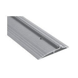 National Guard Products Inc 890V 36 | Door Threshold Standard Vinyl Bumper Seal, 36" Length x 5" Width x 3/4" Height, Aluminum Mill, Black, with Zinc Plated Wood Screw