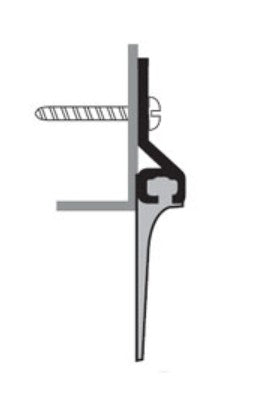 National Guard Products Inc 97V 36 | Door Sweep, Mill Aluminum, 36 in. L x 1 in. W