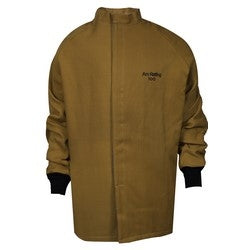 National Safety Apparel C04KDQE03MD32 | Enespro ArcGuard 100 cal Nomex/Kevlar Arc Flash Coat, M, Caramel