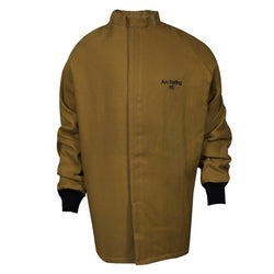 National Safety Apparel C04KDQT03LG32 | ArcGuard 65 cal Nomex/Kevlar Arc Flash Coat, L, Caramel
