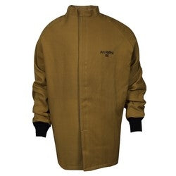 National Safety Apparel C04KDQT03MD32 | ArcGuard 65 cal Nomex/Kevlar Arc Flash Coat, M, Caramel