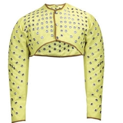 National Safety Apparel C32KV001LG | CutGuard Kevlar Eyeleted Shoulder Sleeves, L, Yellow