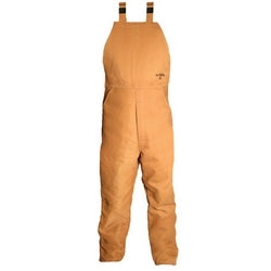 National Safety Apparel C45KDQTLG32 | ArcGuard 65 cal Nomex/Kevlar Bib Overalls, L, Caramel