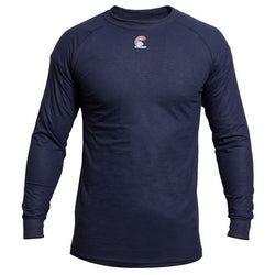 National Safety Apparel C52FKSRLSXL | DRIFIRE Fire Resistant Control 2.0 Long Sleeve T-Shirt, XL, Navy