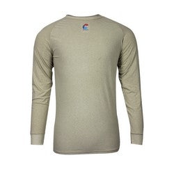 National Safety Apparel C52JKSRMD | DRIFIRE Fire Resistant Control 2.0 Short Sleeve T-Shirt, M, Khaki
