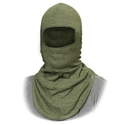 National Safety Apparel H62RK | CARBON ARMOUR Flame Resistant Balaclava, OSFM, Olive Green