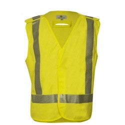 National Safety Apparel V06HA2VD3X | VIZABLE Flame Resistant Standard Breakaway Vest, ANSI Class 2, Type R, 3XL, Yellow