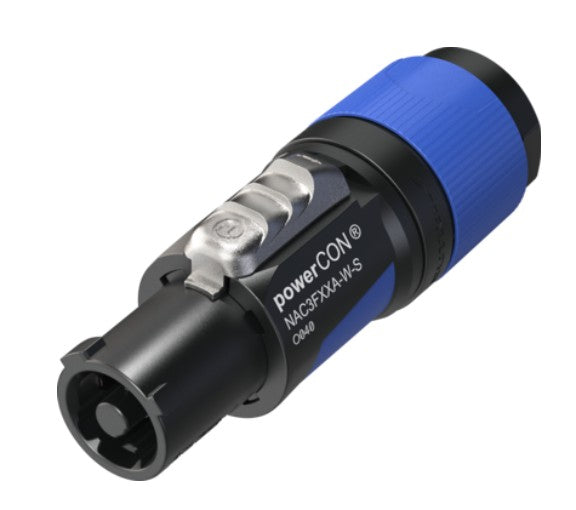 Neutrik NAC3FXXA-W-S | Cable Connector, 16 to 12 AWG, Cable Outside Diameter 6 to 12mm