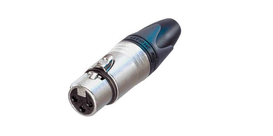 Neutrik NC3FXX | Coaxial Connector, Female Connector, 14 AWG, < 50 V, 16 A