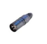 Neutrik NC3MX-BAG-D | Cable End X Series 3 Pin Male - Black/Silver - Bulk