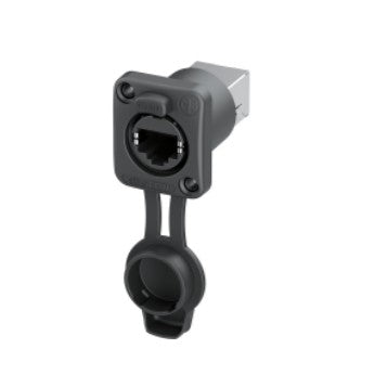 Neutrik NE8FDPS-TOP | RJ45 EtherCON TOP Airtight Feedthrough Connector, IP65 & IP67 Rated
