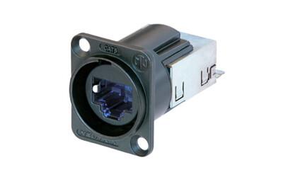 Neutrik NE8FDY-C6-B | Panel Connector, 57V, IDC Termination, Female