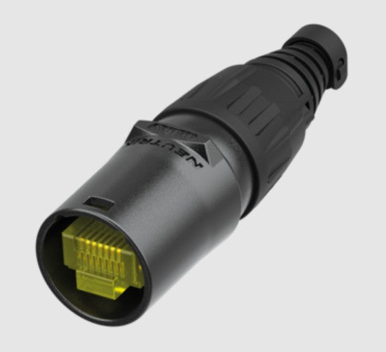 Neutrik NE8MX-B | RJ45 Cable Connector, Zinc Diecast, Black KTL