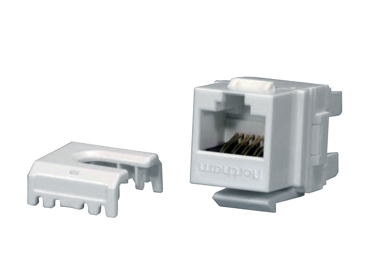 Northern NJK5EWHHD | Copper Jack, Cat 5e, High Impact ABS Plastic, White, 180 Degree