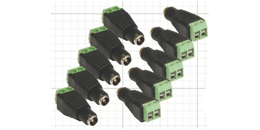 Northern Video 12VDCCON10PKF | Power Connector, Input Voltage 12 VDC