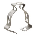 Nvent Caddy 16M | Snap Close Conduit/Pipe Clamp, Spring Steel, 7 mm Hole, Plain