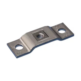 Nvent Caddy 3650037PL | 365 Steel Wall or Ceiling Plate, Plain, 3/8" Rod