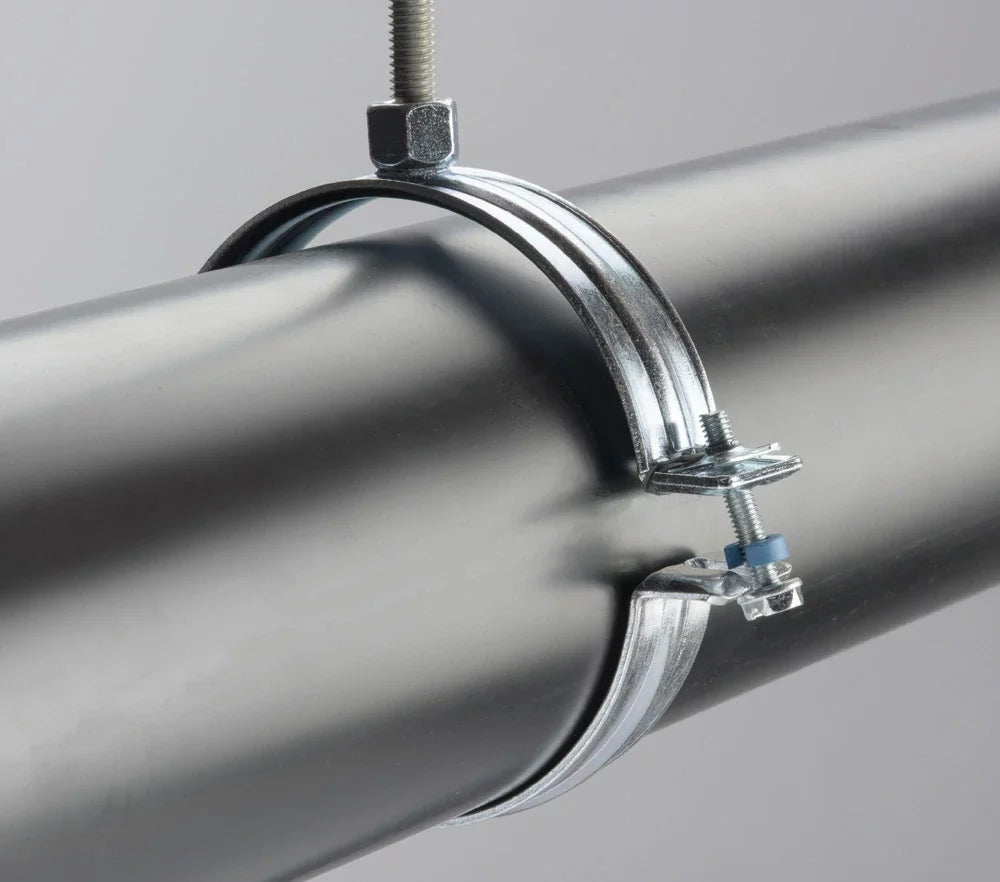 Nvent Caddy 4290125EG | Macrofix Plus NI EZ with Easy Closure, 1 1/4" Pipe, 1.575"–1.669" OD, 3/8" Rod