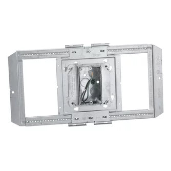 Nvent Caddy TBP4DV1 | HD Telescoping Bracket Between Stud Assembly, 4" Box, 1 Gang Adjustable Mud Ring