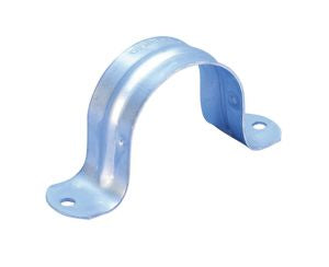 Nvent Caddy 0080125EG | Two Hole Pipe Strap, 1 1/4" Pipe, 1.66" Od