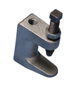 Nvent Caddy 3100037PL | 310 Universal Beam Clamp, Thick Flange, Plain, 3/8" Rod, 1 1/4" Max Flange