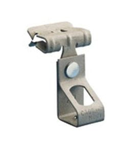 Nvent Caddy 4TI912 | H-Ti/T Rod To Flange Clip, 0.25" Hole, Threaded, 0.5625"-0.75" Flange