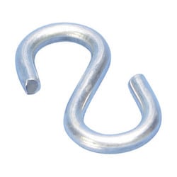 Nvent Caddy 771 | S Hook, Steel, Plain, 0.12" Dia