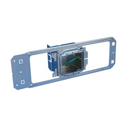 Nvent Caddy A1BF2GS | All-In-One Between-Stud With Removable Mud Ring, Single Box, 2 Gang, With Ground, 5/8" Drywall, 2 1/2"
