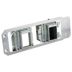 Nvent Caddy A1BF3G43NAO | All-In-One Between-Stud With Removable Mud Ring, Multi-Box, 1 Gang, 1 1/4" Drywall, 3 5/8"