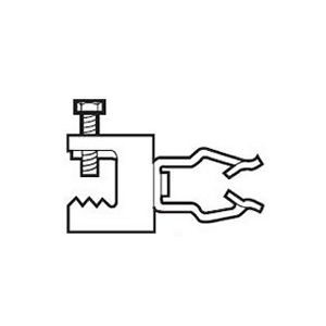 Nvent Caddy BC8PSM | Bc-Psm Conduit To Beam Clamp, 1/2" Emt, 0.5" Max Flange
