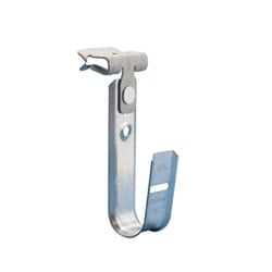 Nvent Caddy CAT1258SM | Nvent Caddy Cablecat J-Hook With Hammer-On Flange Clip, Steel, Spring Steel, 3/4" Dia, 5/16"-1/2" Flange