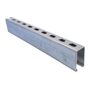 Nvent Caddy E12H2000PG | Strut Channel Type E, Slotted, Pg, 20’ X 3.25" X 1.625" X 12 Ga
