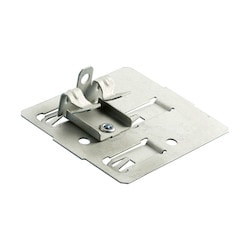 Nvent Caddy SBT1858 | Sbt-H Multiple Conduit Mounting Plate With Flange Clip, 5/16"-1/2" Flange