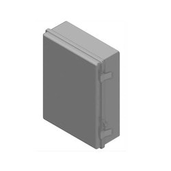 Oberon 1024-00 | 15.7 In. Low Profile Nema-4 Plastic Wifi Access Point Enclosure With Hinged Opaque Door