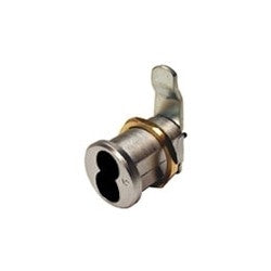 Olympus Lock Inc CR25LM/DM 26D | Cam Lock, 1-1/8" Diameter Barrel, 7/8" Width Across Flat, Satin Chrome Plated, 10 each per Box