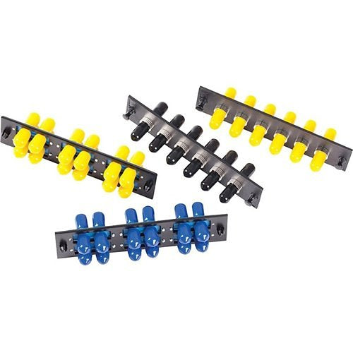 Optical Cable Corporation 616MMST | Fiber Adapter Plate, OM1 Fiber, 6-Port, ST Connector, 6 Fiber, Panel-Mount