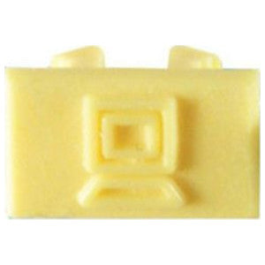 Ortronics 40324200 | Colored Snap-In Data Icon, Yellow